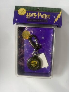 Warner Bros. Harry Potter Black and Purple Kids Watch & Tin Set